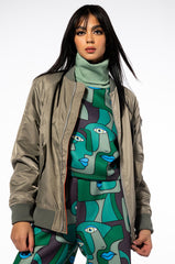 GET REAL DARLING PONCHO FLIGHT BOMBER