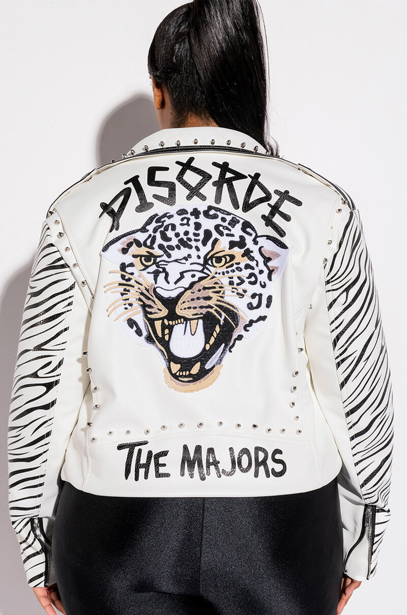 PLUS THE OG ZEPPELIN TAKES SUMMER MOTO JACKET