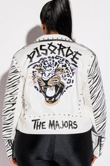 PLUS THE OG ZEPPELIN TAKES SUMMER MOTO JACKET