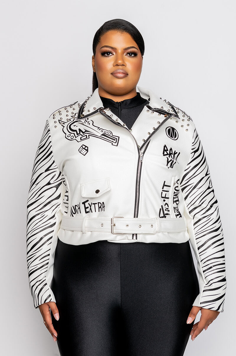 PLUS THE OG ZEPPELIN TAKES SUMMER MOTO JACKET