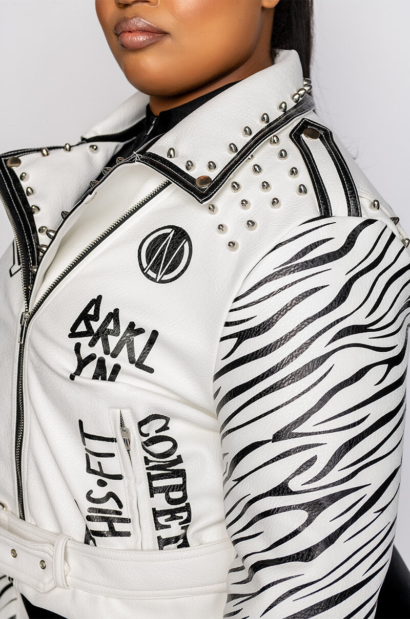 PLUS THE OG ZEPPELIN TAKES SUMMER MOTO JACKET