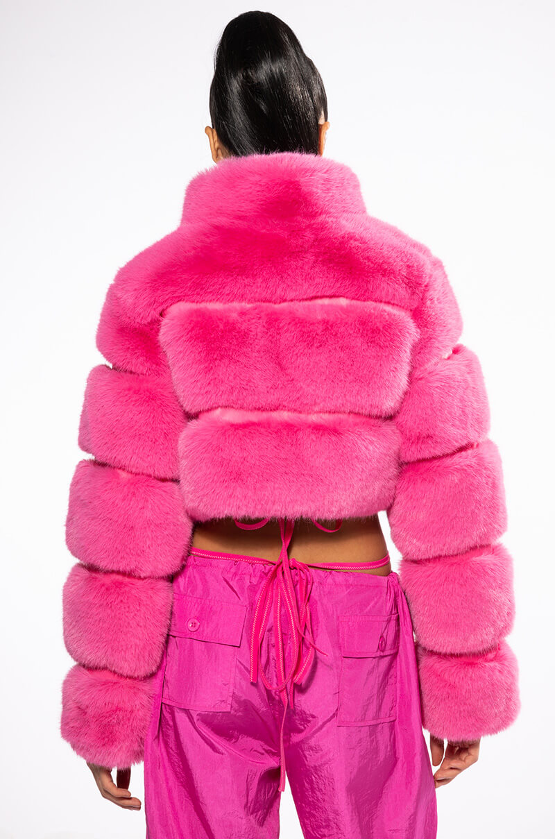 BARBZ FAUX FUR JACKET