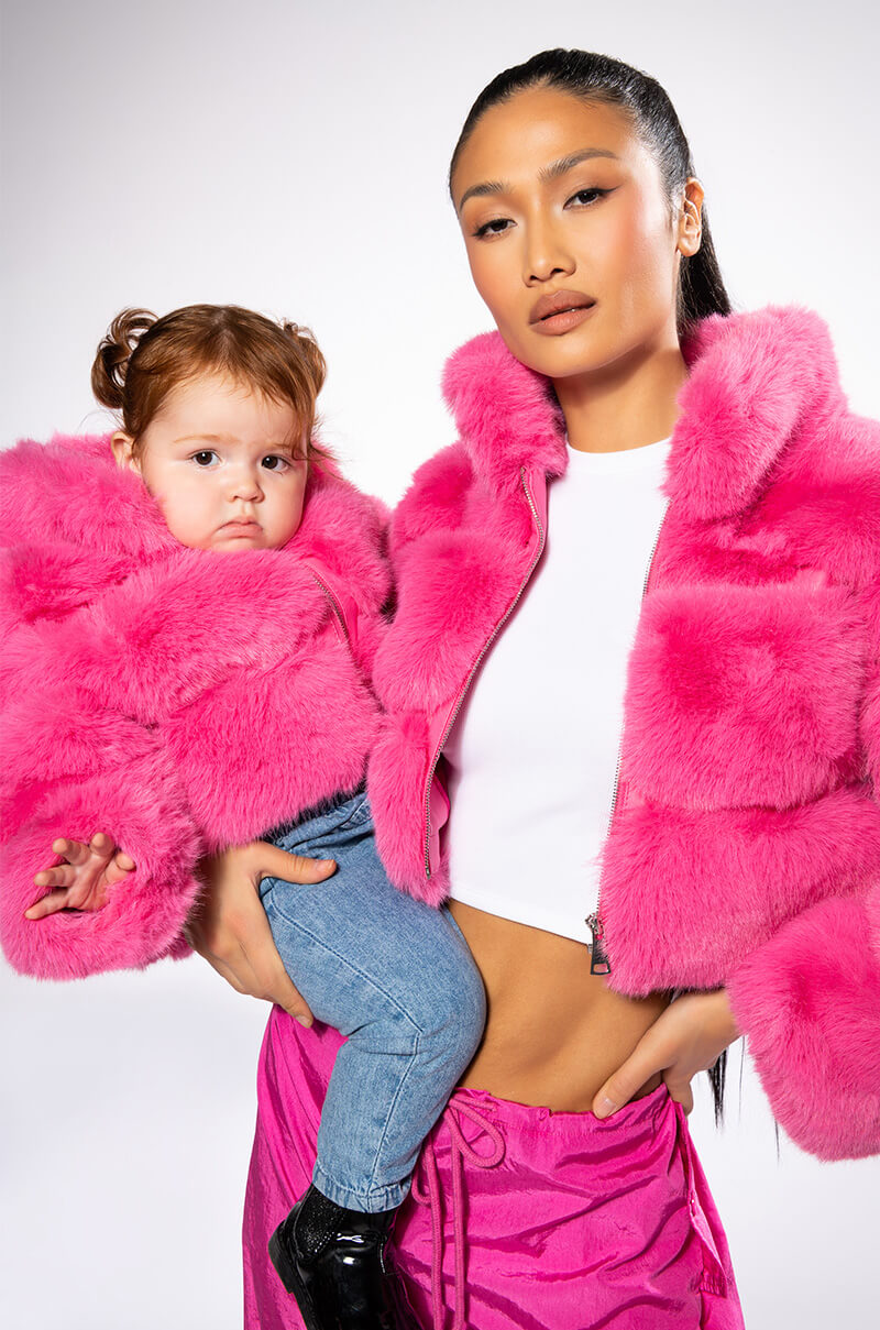 BARBZ FAUX FUR JACKET