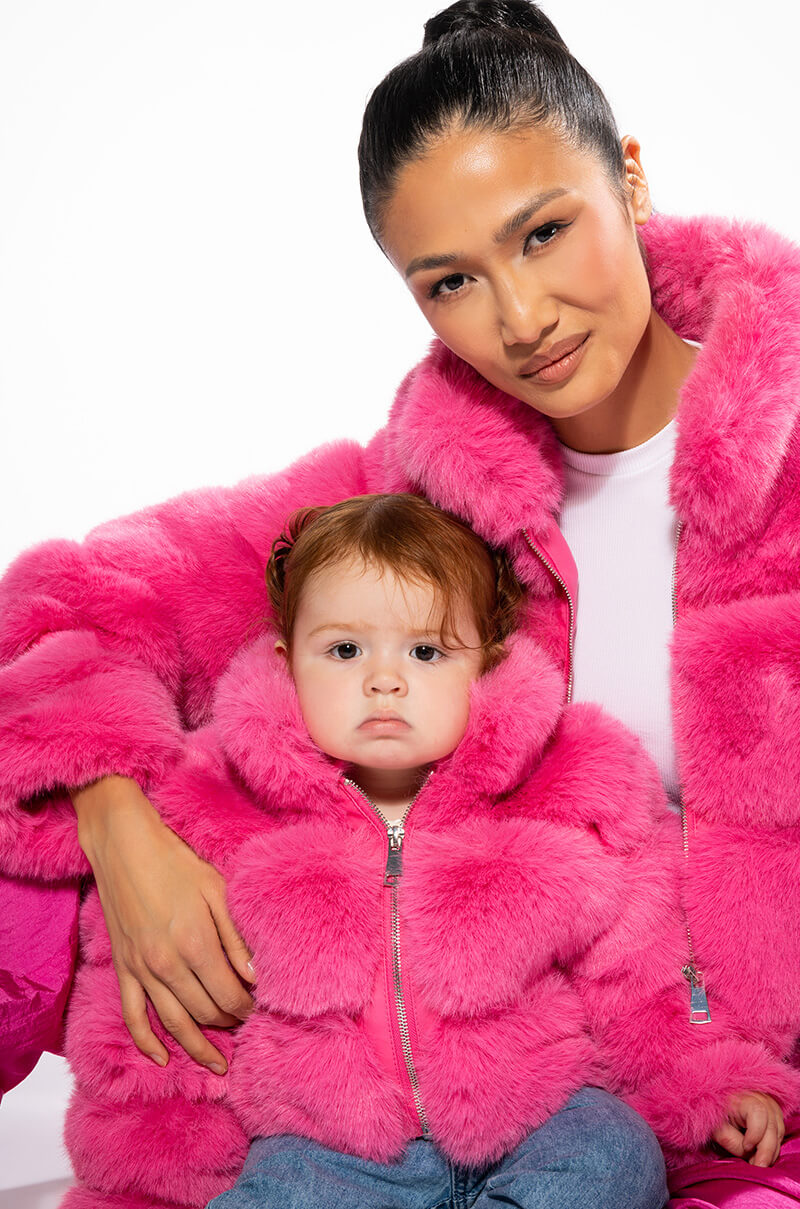 BARBZ FAUX FUR JACKET