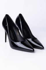AZALEA WANG TAKE ME OUT STILETTO PUMP IN BLACK
