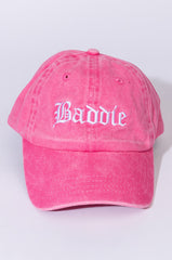 BADDIE PINK HAT