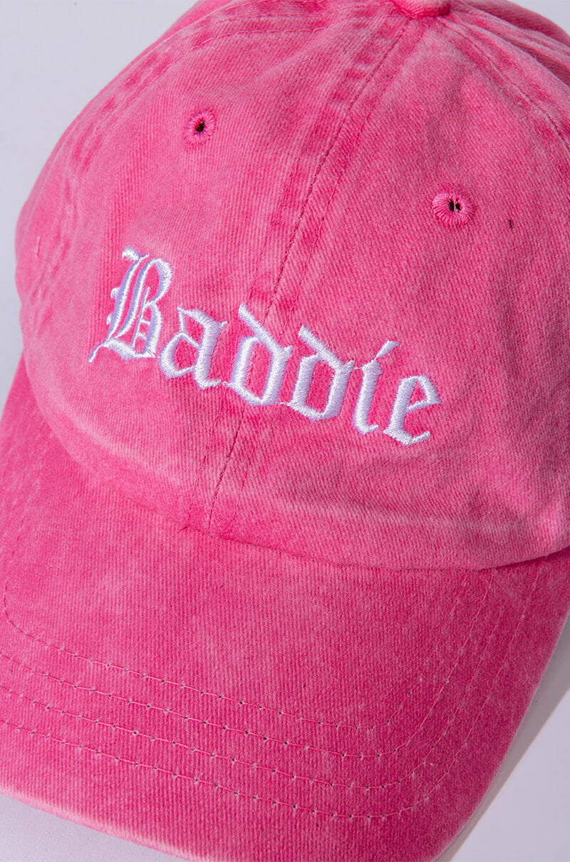 BADDIE PINK HAT