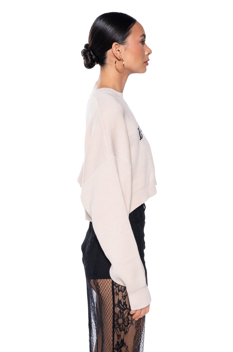 BAESIC CROPPED SWEATER