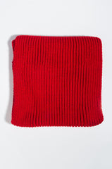 BAILEE KNIT MATCHING INFINITY SCARF RED