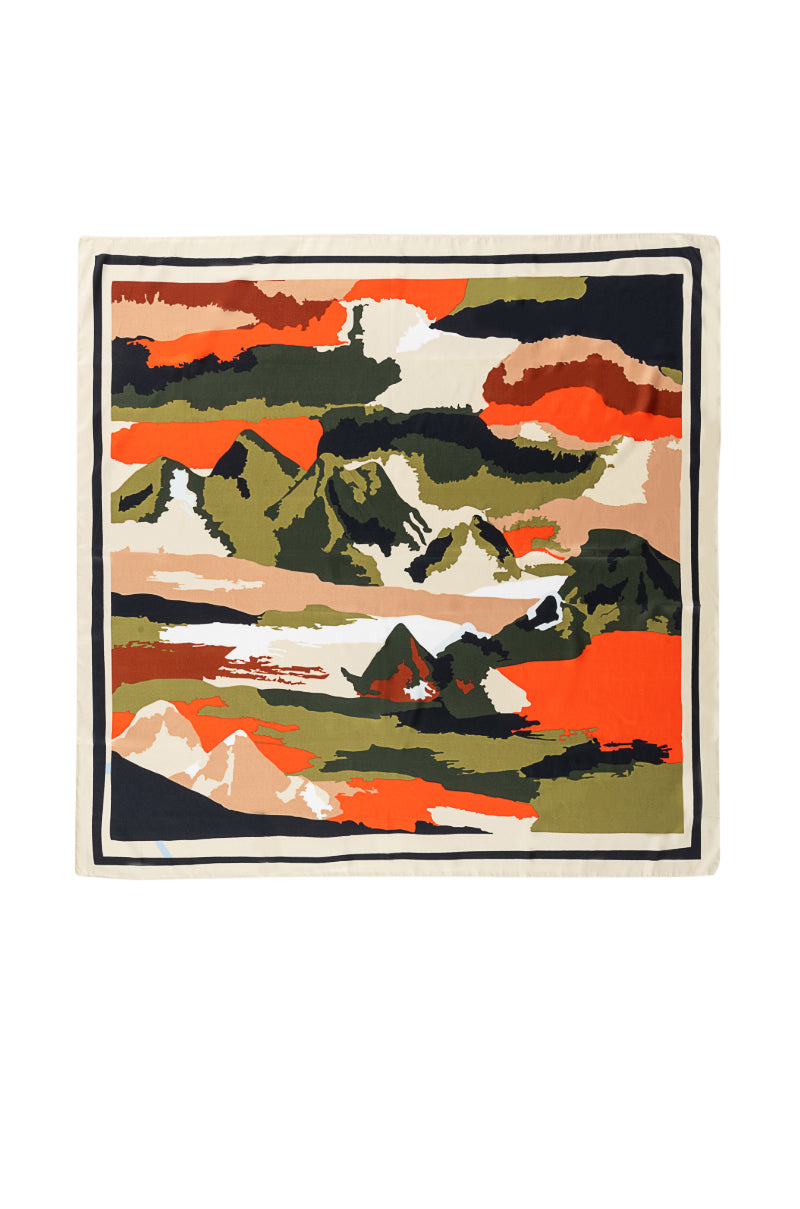 BASEL SATIN SCARF TOP COMBO