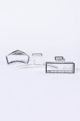 BDAY BITCH PAVE SILVER NECKLACE