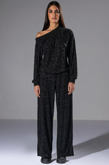 BE HERE TEXTURED PULLOVER SWEATSHIRT