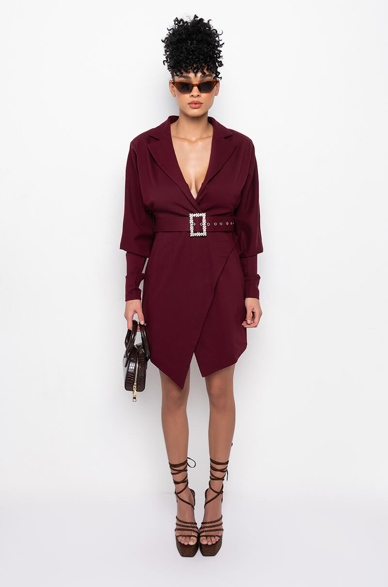BEA ALERT STRETCH BLAZER DRESS