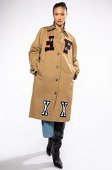 BEST IN CLASS PATCHWORK TRENCH COAT