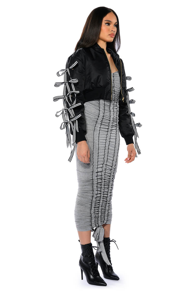 BETTER LUCK NEXT TIME BOMBER WITH LACES