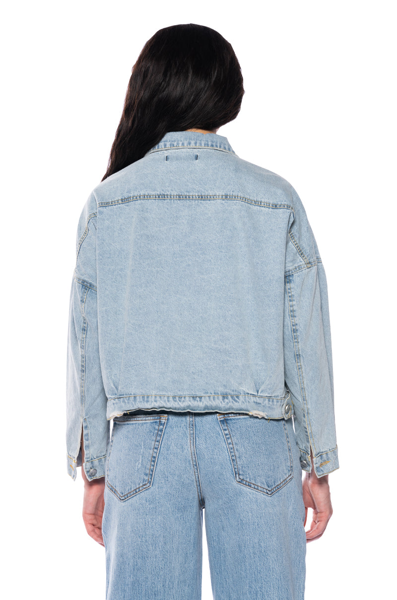 CABARET EMBELLISHED DENIM JACKET