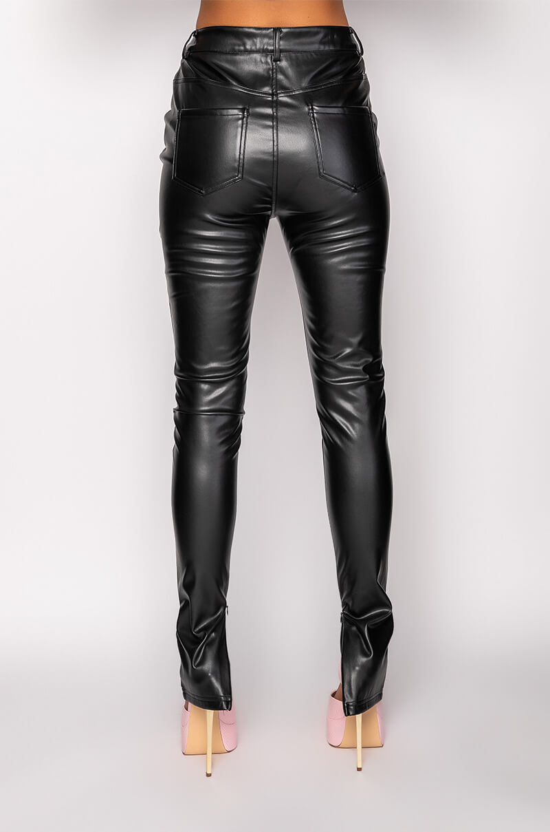 CALLIE FAUX LEATHER PANT