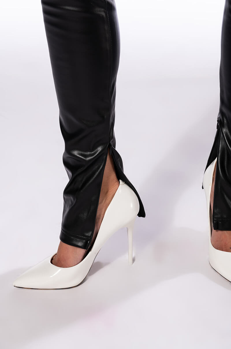 CALLIE FAUX LEATHER PANT