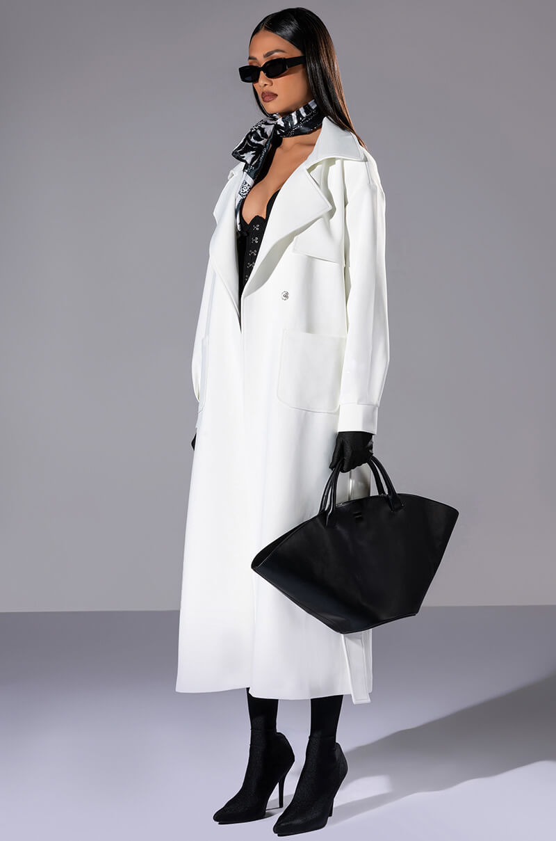 CANNES LUXE SCUBA TRENCH