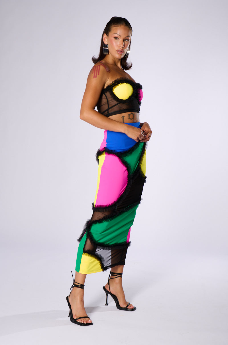 CARNIVALE TULLE DETAIL TUBE BRA