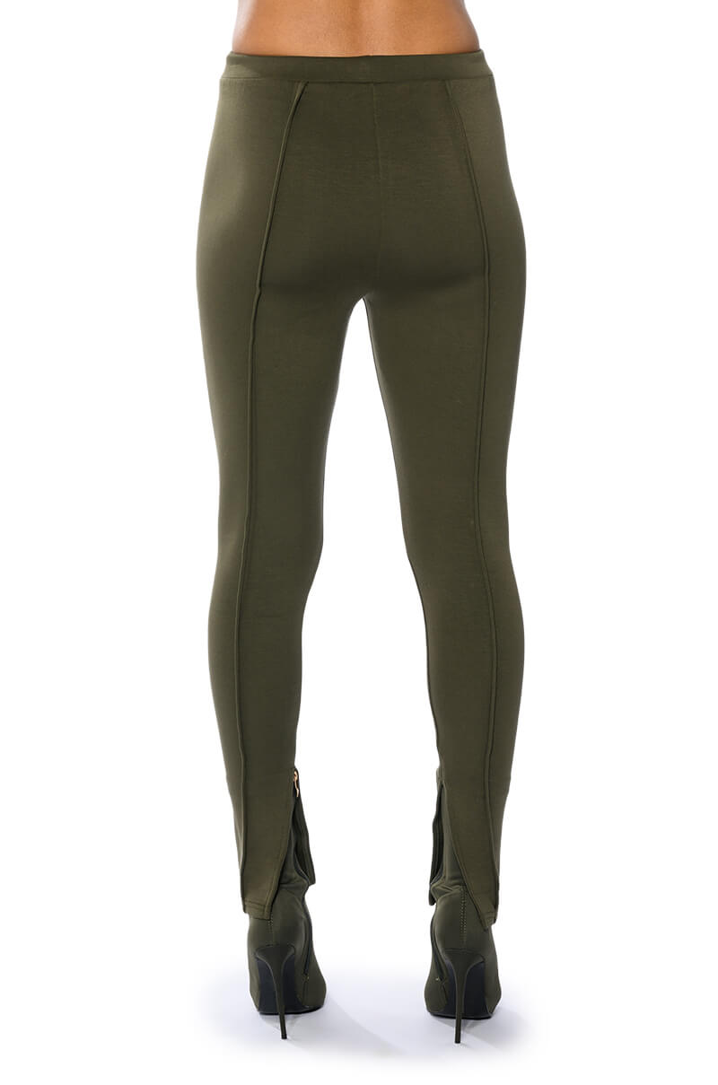 CELINE HIGH RISE SLIT PANT