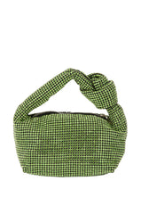 COME CLOSER RHINESTONE PURSE IN BLACK