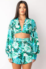 COME MY WAY ULTRA CROPPED BLOUSE