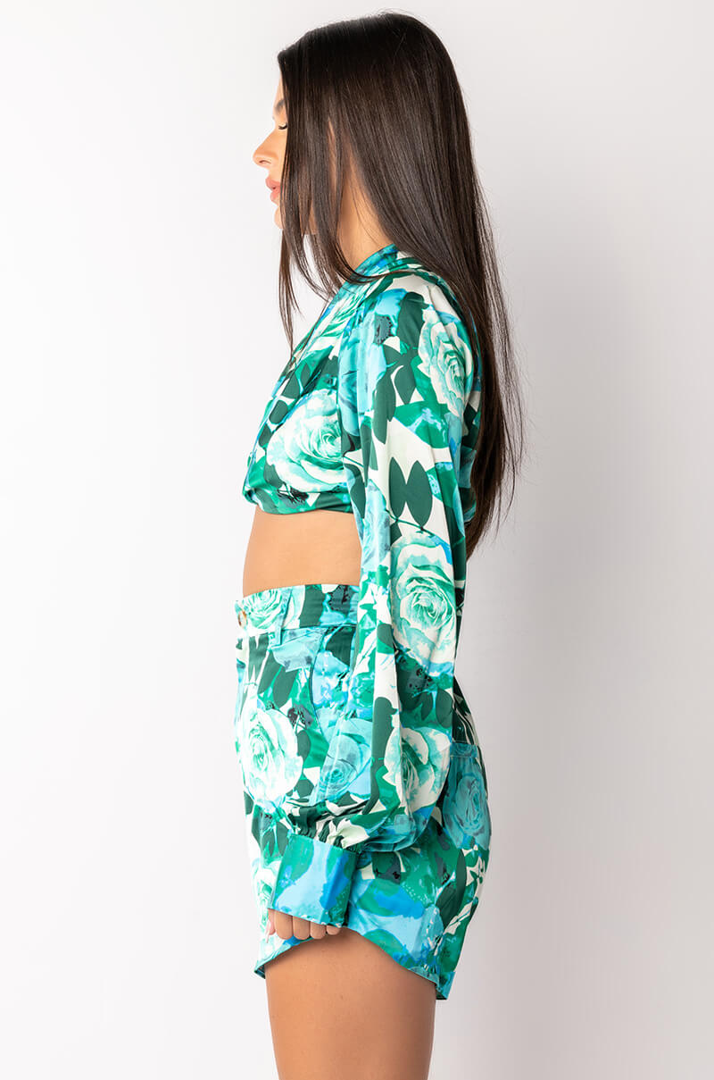 COME MY WAY ULTRA CROPPED BLOUSE