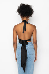 COME TO ME LACE UP BLOUSE