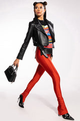 COMING IN FIRST CREW NECK GRAPHIC TSHIRT