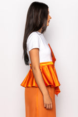 COMMIT TO IT PEPLUM TSHIRT