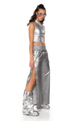 CONSTELLATION WIDE LEG SNAP PANTS