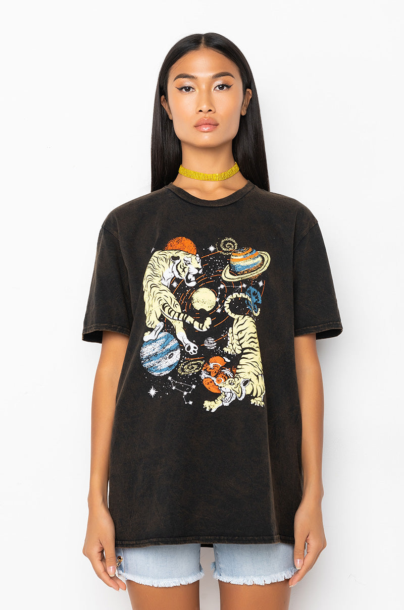 COSMIC PRINTED T SHIRT