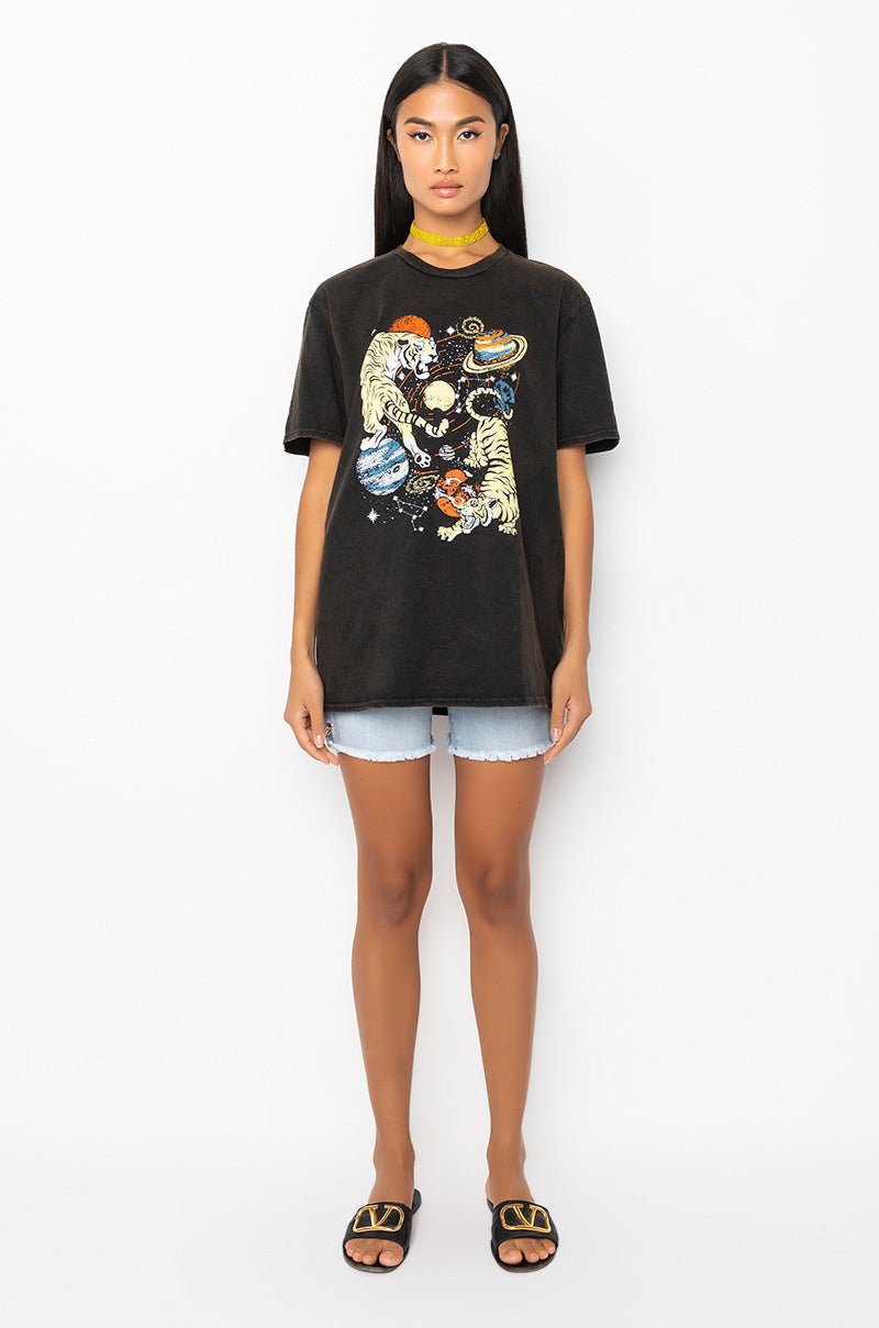 COSMIC PRINTED T SHIRT