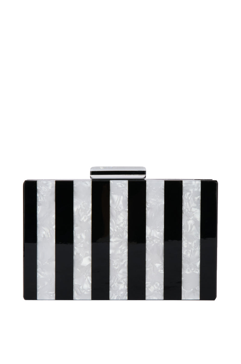 COSMOPOLITAN ACRYLIC CLUTCH