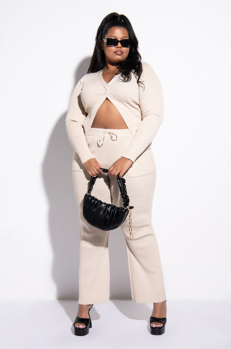 FRANCESCA KNIT FLARE LEGGING