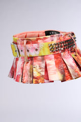 CRAZY LOVE PEPLUM BELT SKIRT