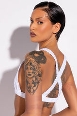 CRAZY SEXY COOL CROSSBACK CROP TOP