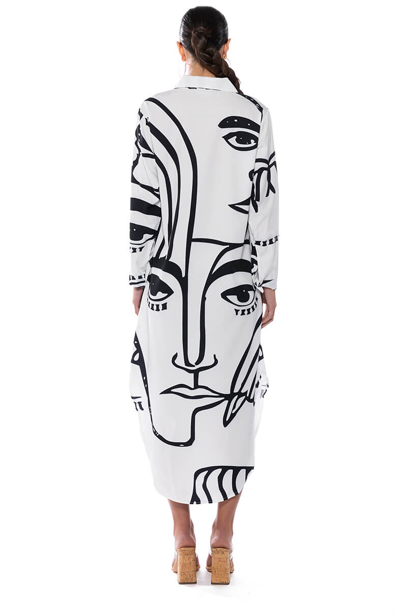 CREATOR BUTTON DOWN MAXI DRESS