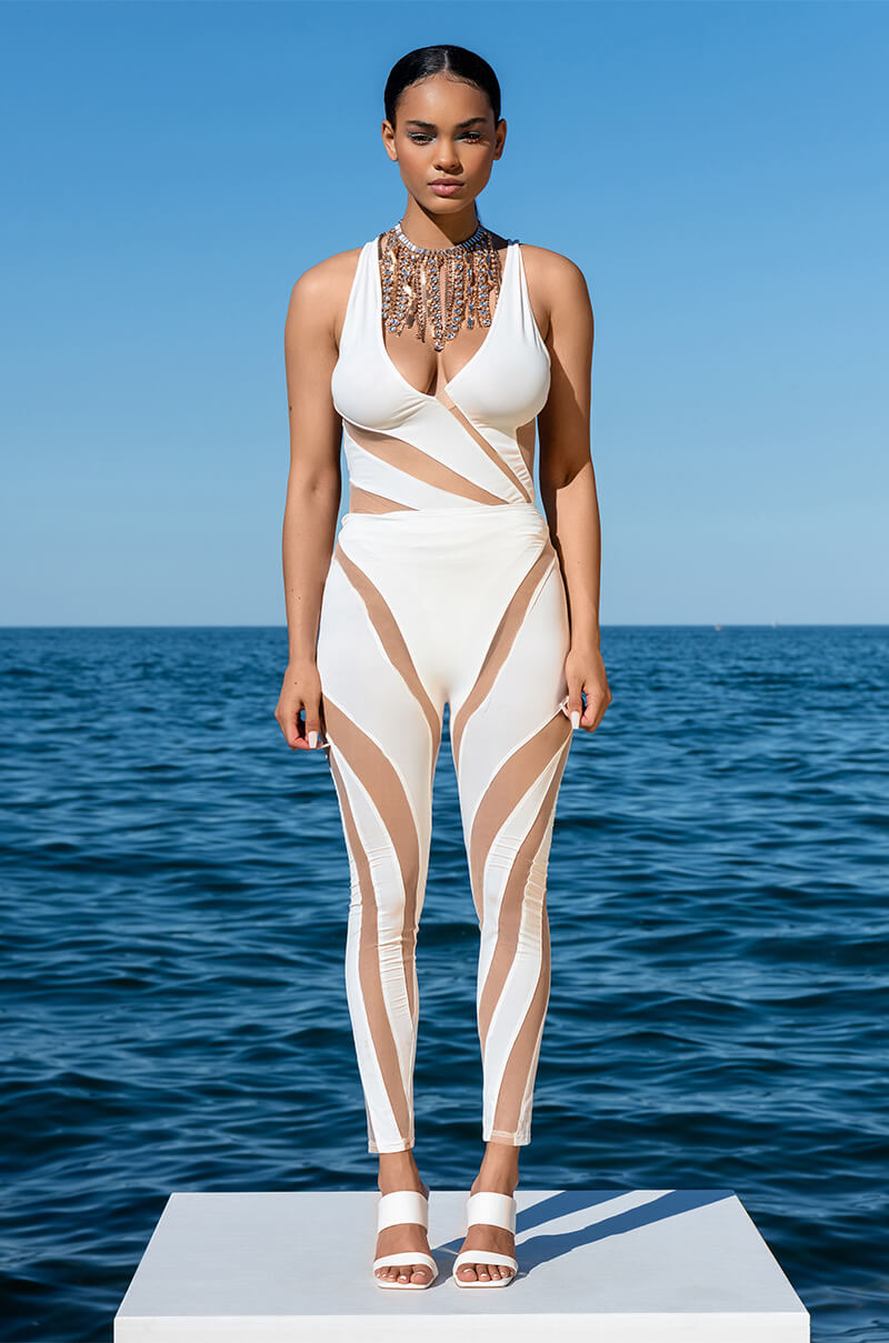 CREEPIN MESH INSERT HIGH WAIST LEGGING