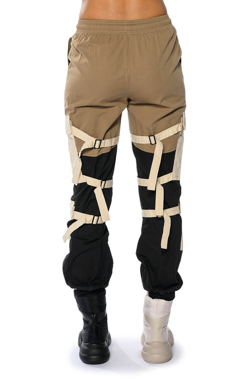 DIXIE COLOR BLOCKED CARGO JOGGER