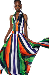 ELIANA PLEATED MAXI SKIRT