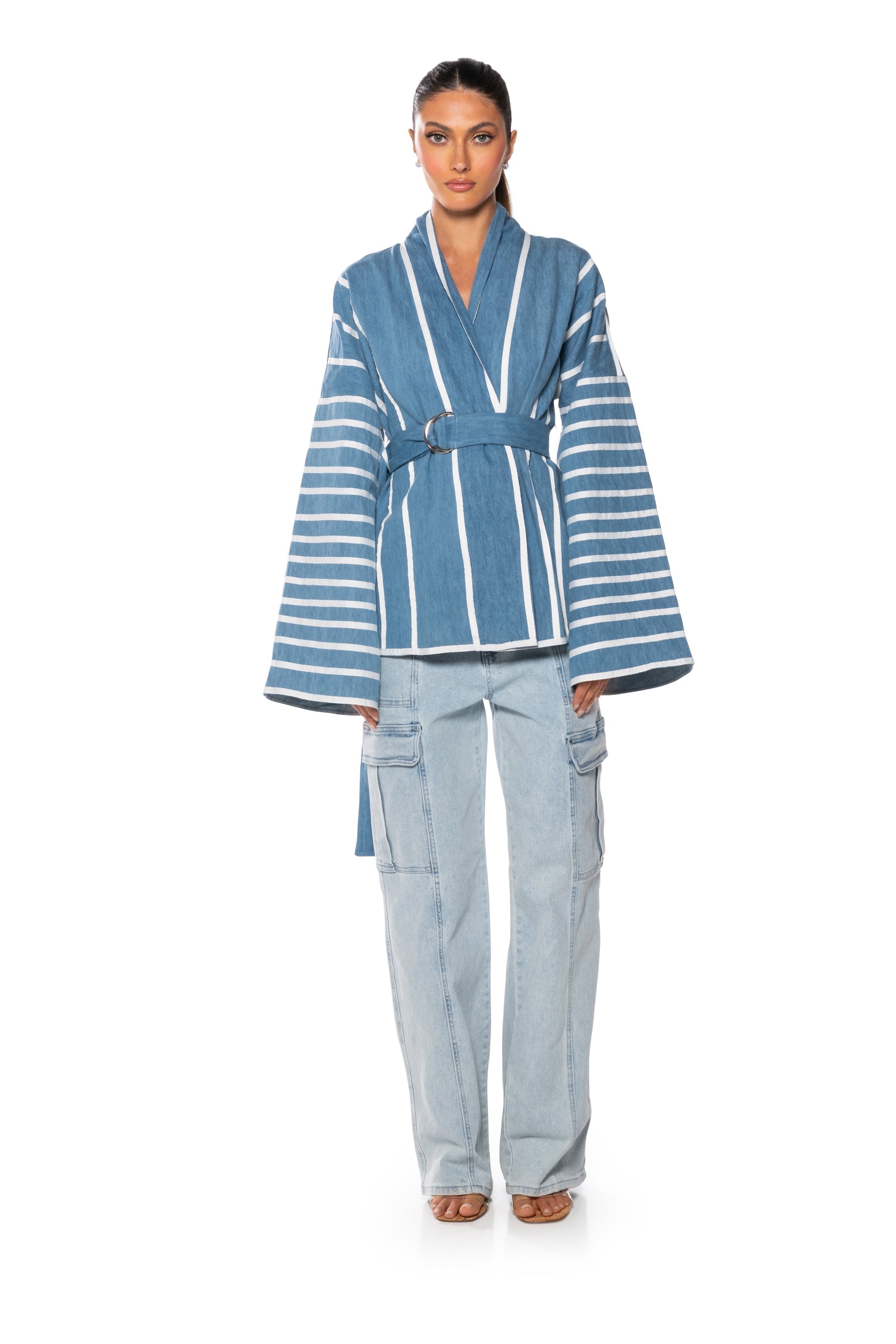 ELIZA DENIM CARGO PANT