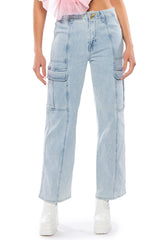 ELIZA DENIM CARGO PANT