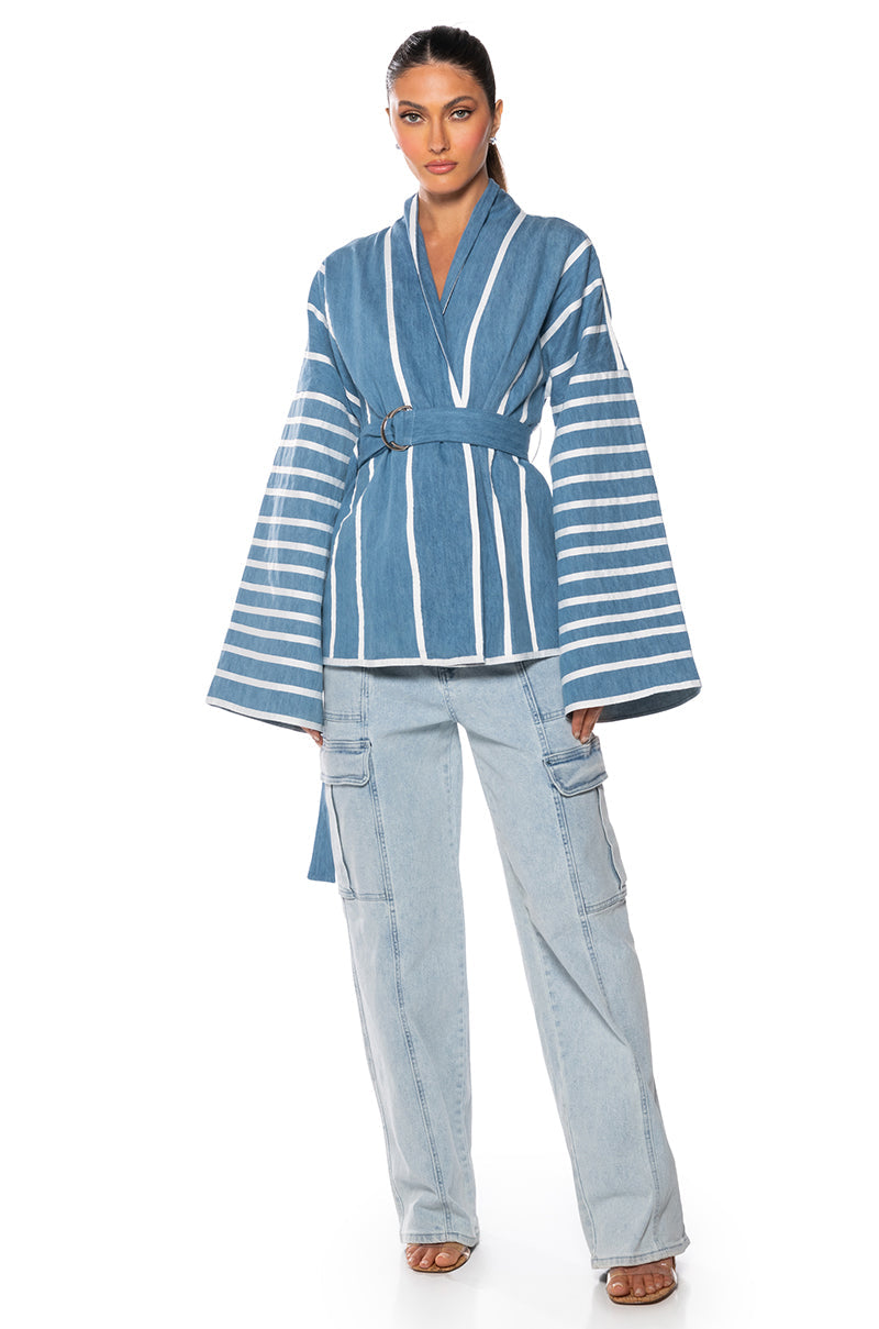 ELIZA DENIM CARGO PANT