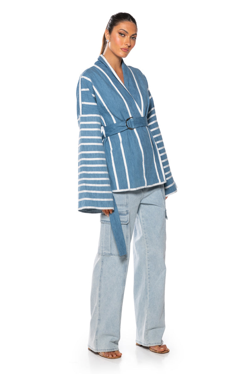 ELIZA DENIM CARGO PANT