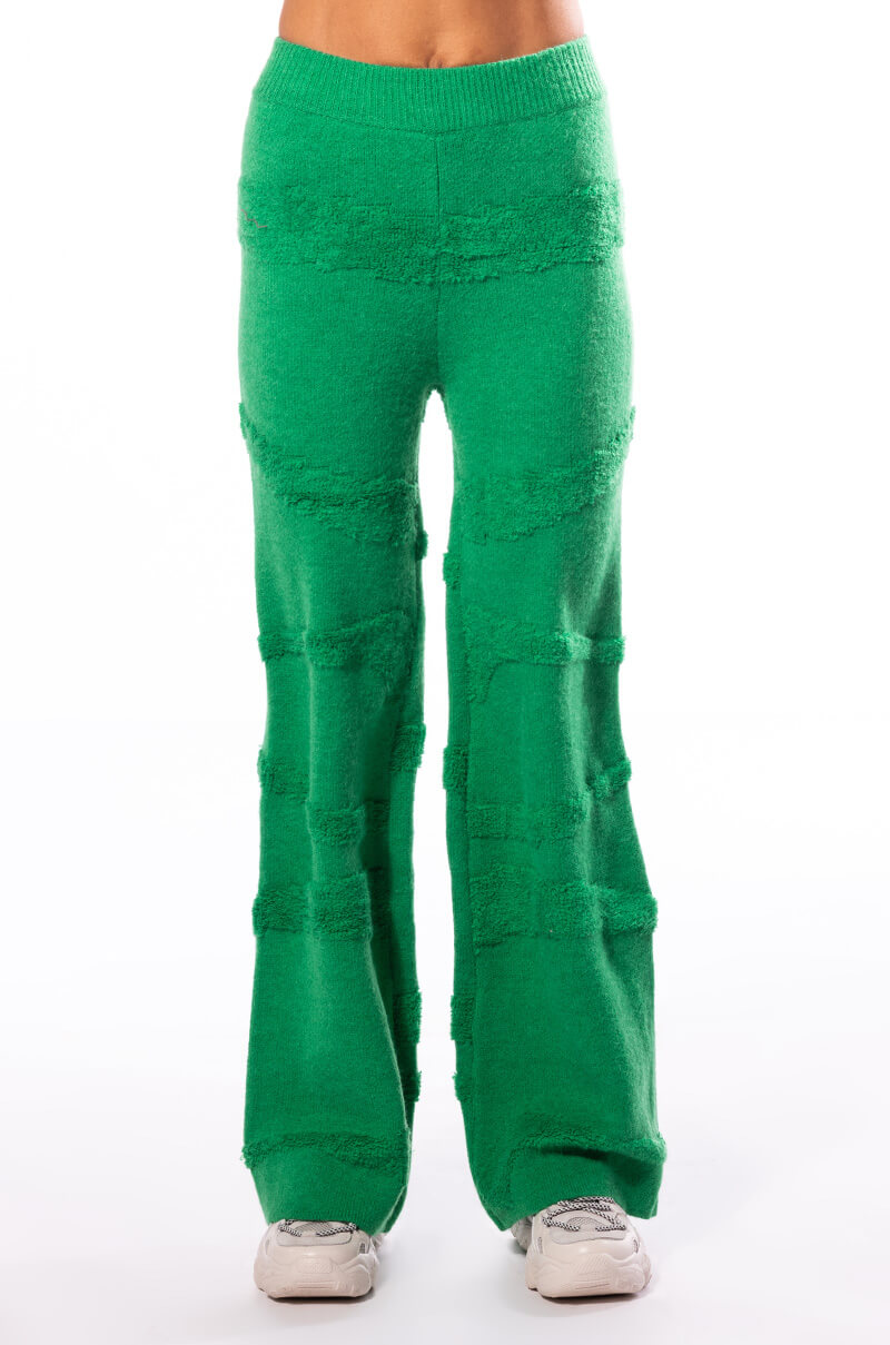 CARISSA COZY KNIT WIDE LEG PANT