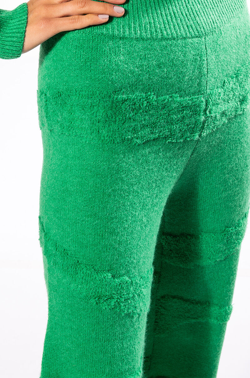 CARISSA COZY KNIT WIDE LEG PANT