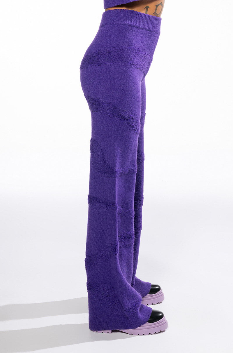 CARISSA COZY KNIT WIDE LEG PANT