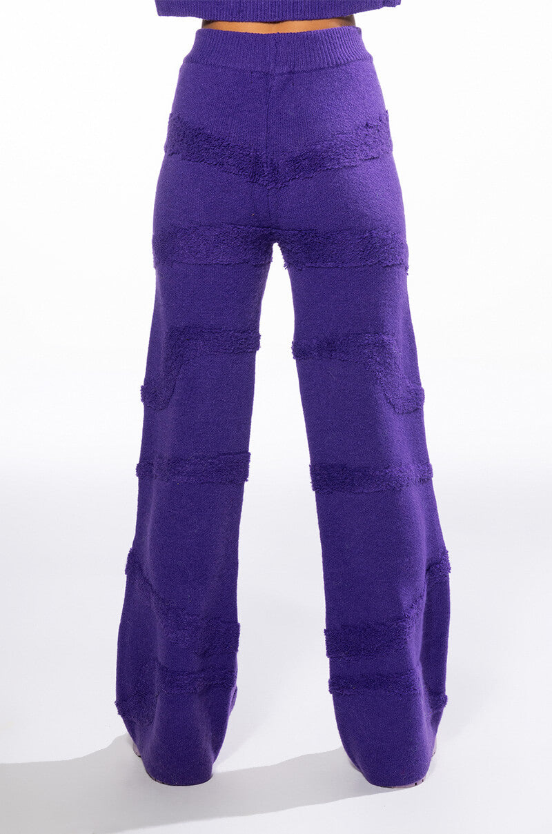 CARISSA COZY KNIT WIDE LEG PANT